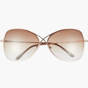 ❗️SOLD❗️TOM FORD Colette Butterfly Sunglasses - rose gold brown ombre